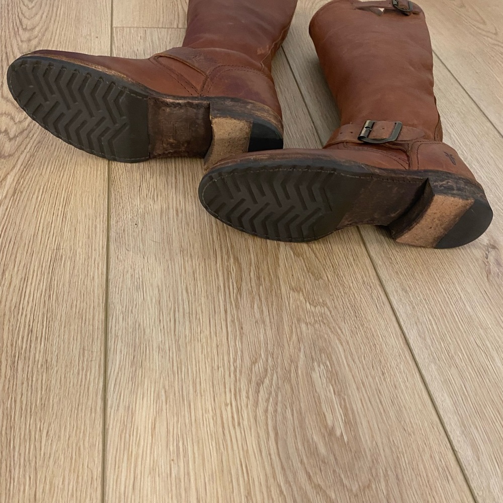 Vintage Frye Brown Leather Boots - Picture 5 of 7